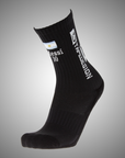 Schwarze personalisierte Fussball grip socken für Kinder