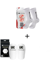 Combo von Superlight Tapedesign Socken und Tapedesign Schienbeinschoner