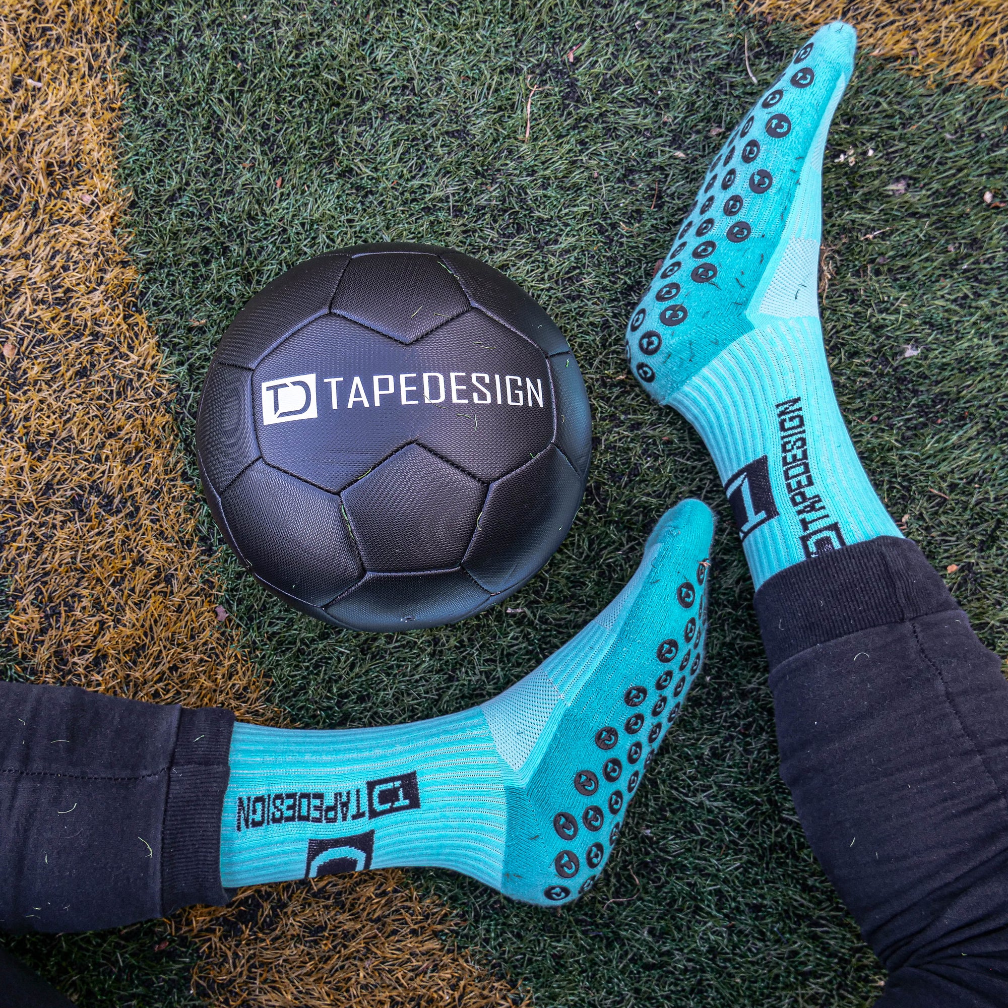 Tape design Socken Fussball