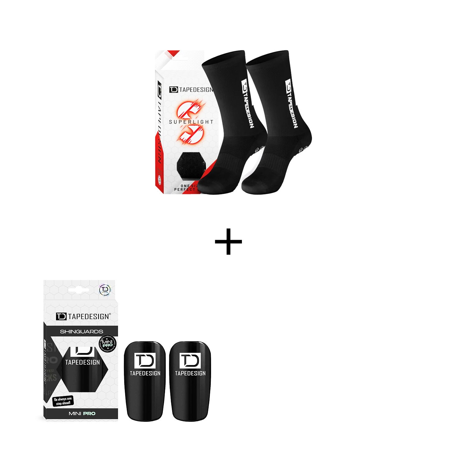 Tapedesign Schoner Mini und Superlight Socken Schwarz Rabatt Aktion