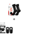 Tapedesign Schoner Mini und Superlight Socken Schwarz Rabatt Aktion