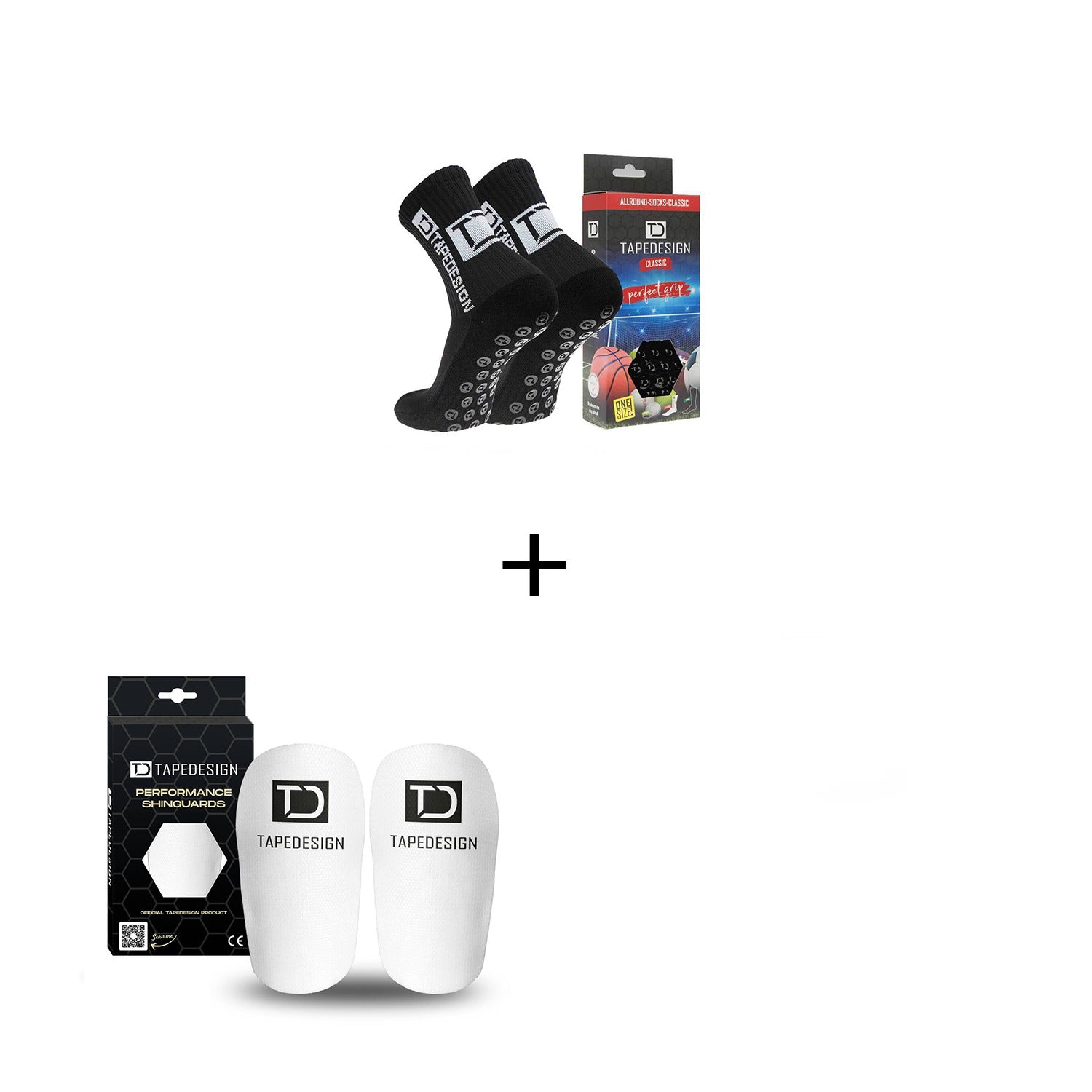 Tapedesign Schoner und Socken Schwarz Rabatt Aktion