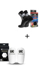 Tapedesign Schoner und Socken Schwarz Rabatt Aktion