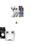 Tapedesign Schoner und Gripsocken Weiss Rabatt Aktion