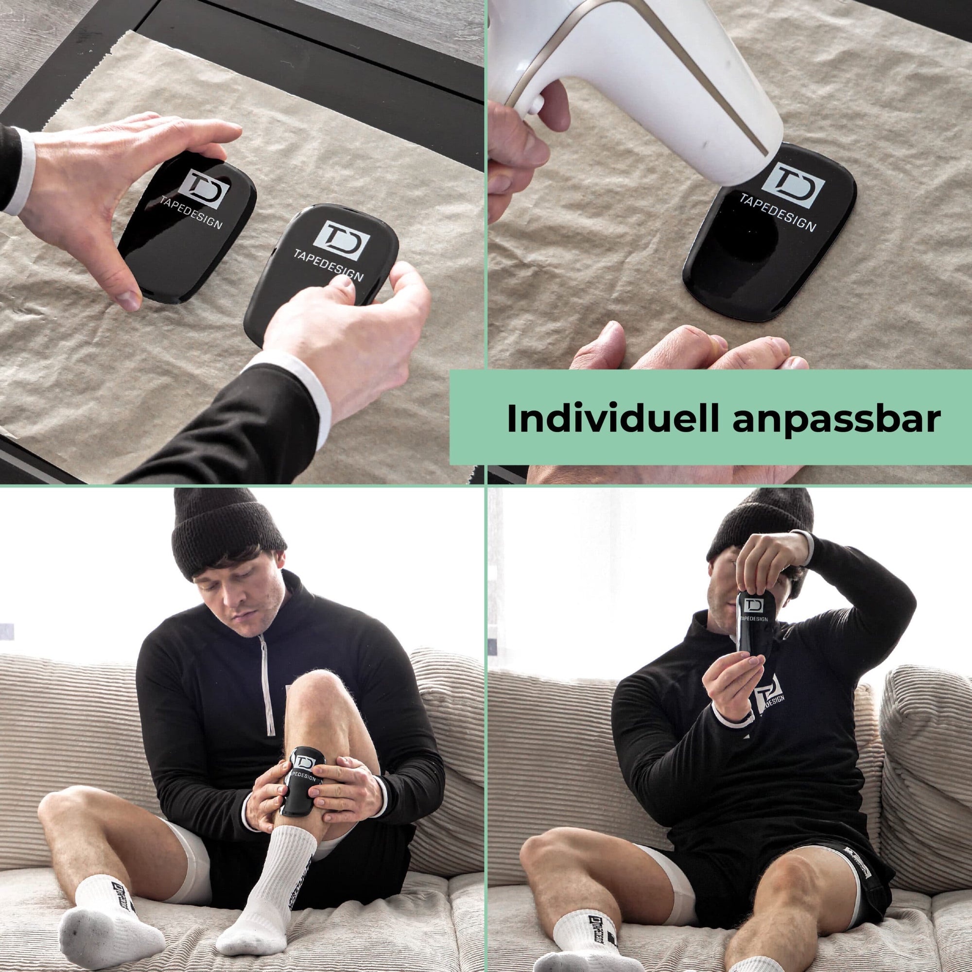 Tapedesign schwarze mini Schoner anpassbar