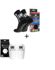 Tapedesign Schienbeinschoner Aktion Tapedesign Socken schwarz