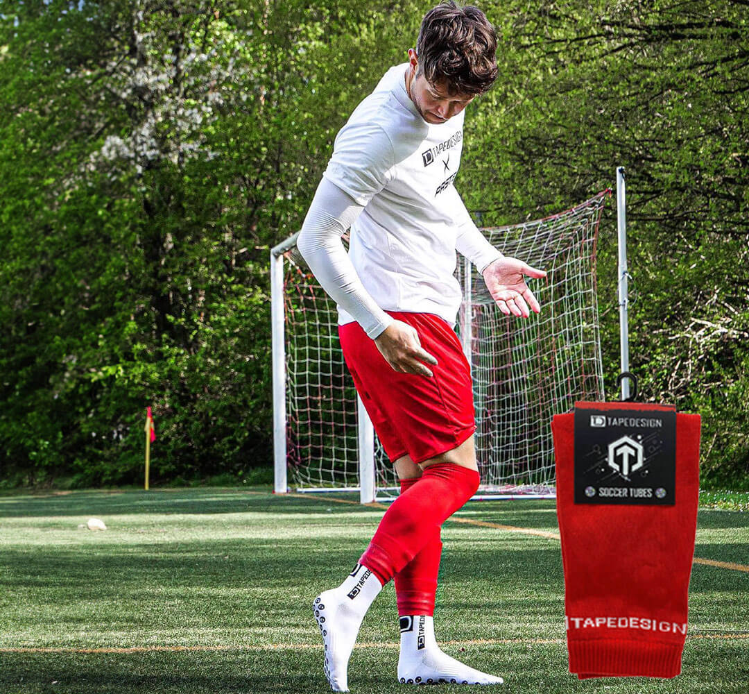 Tapedesign Tubes Stutzen rot - Hochwertige rutschfeste Tapedesign Tubes Stutzen