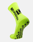Tapedesign Socken neongelb - Hochwertige rutschfeste Fussballsocken Gripsocken