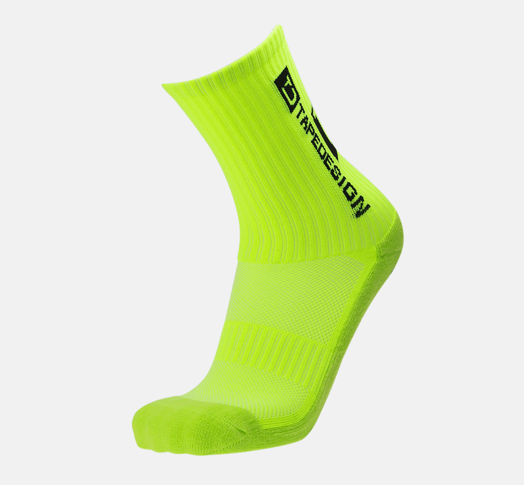 Tapedesign Socken neongelb - Hochwertige rutschfeste Fussballsocken Gripsocken