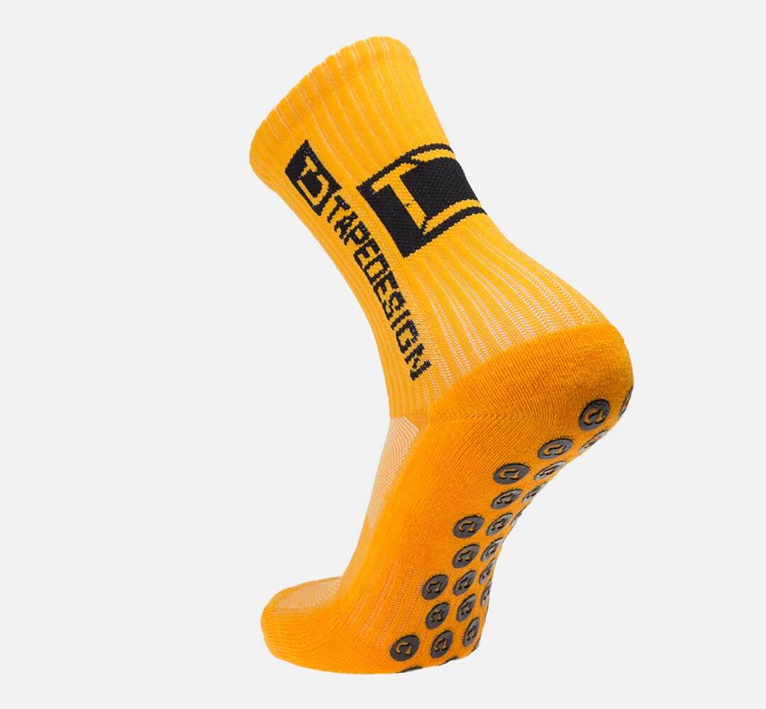 Tapedesign Socken Orange - Hochwertige rutschfeste Fussballsocken Gripsocken