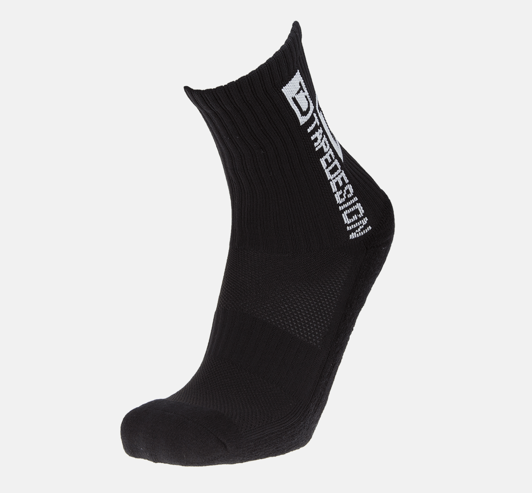 Tapedesign Socken Schwarz - Hochwertige rutschfeste Fussballsocken Gripsocken