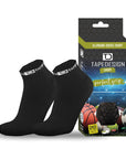 Chaussettes courtes Tapedesign noires