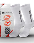Tapedesign Superlight Socken Weiss Hochwertige rutschfeste Tapedesign Socken