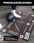 TAPEDESIGN Kids Academy Mat für Kinder Fussball beim Techniktraining mit Ballkontrolle, Koordination und Übungen zuhause