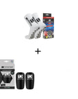 Tapedesign Schoner Mini und Gripsocken Weiss Rabatt 