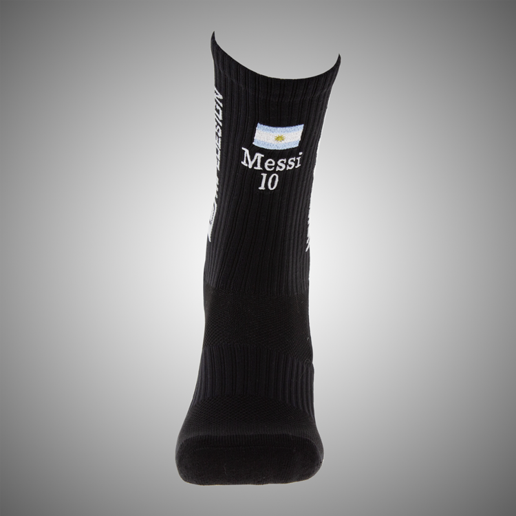 Personalisierte Tapedesign Socken mit Initialen, Nummer und Flagge – von Hand bestickt in der Schweiz