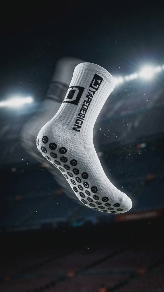 Tapedesign Socken mit Noppen animiert für Fussballer