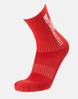 Tapedesign Socken Rot - Hochwertige rutschfeste Fussballsocken Gripsocken