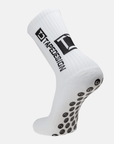Tapedesign Socken Weiss - Hochwertige rutschfeste Fussballsocken Gripsocken