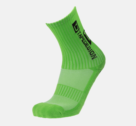 Tapedesign Socken Hellgrün - Hochwertige rutschfeste Fussballsocken Gripsocken