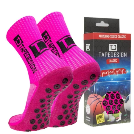Pinke Tapedesign Socken