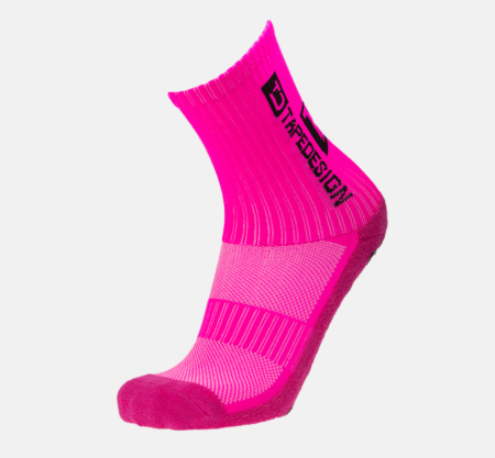 Tapedesign Socken Pink - Hochwertige rutschfeste Fussballsocken Gripsocken